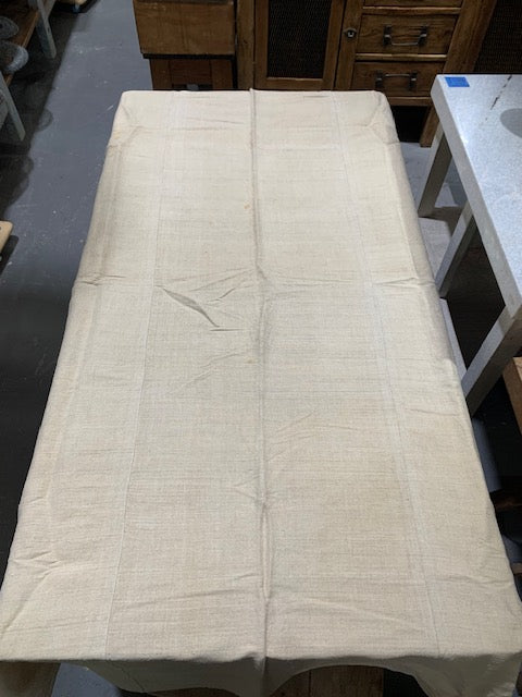 1940s  Linen/Hemp Sheet    #5358  (Read Information About This Item)