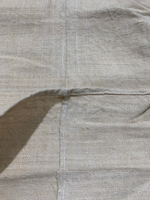 1940s  Linen/Hemp Sheet    #5358  (Read Information About This Item)