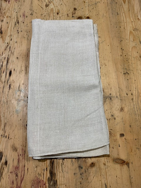 Vintage  Linen/Hemp Sheet  1940s  #5360   (Read Information About This Item)