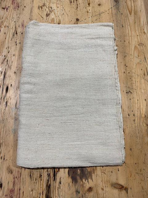 Vintage  Linen/Hemp Sheet  1940s  #5363   (Read Information About This Item)