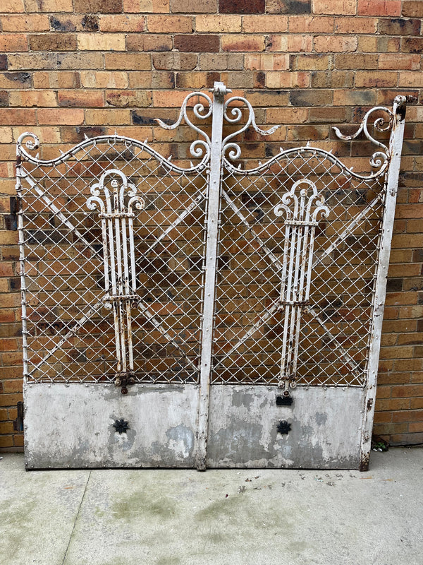 Vintage  Wrought Iron  Gate #6806
