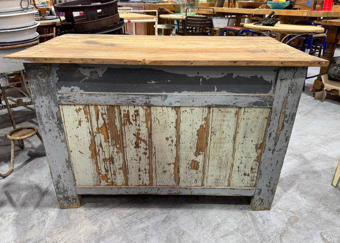 Vintage European Small Workbench - Kitchen Island #6797