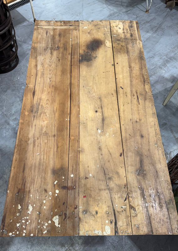 Vintage European Small Workbench - Kitchen Island #6797