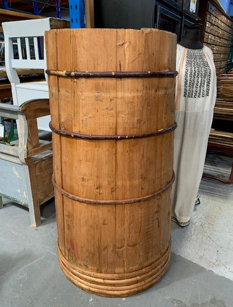 Vintage  European Wooden Churn #5372
