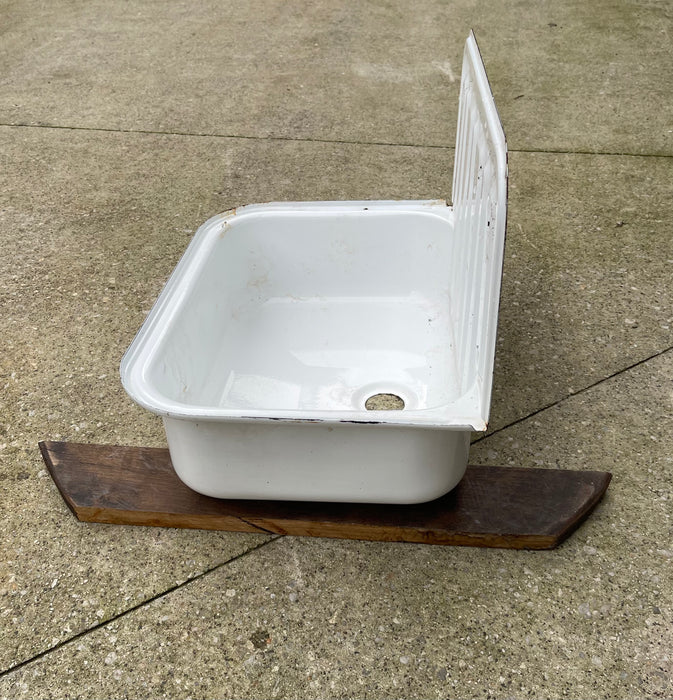 Vintage  European Enamel  Wall  Sink #6811