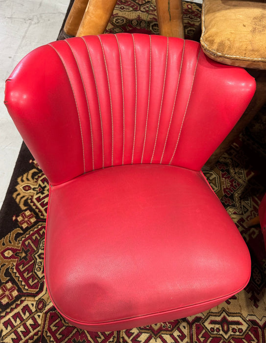 Red Vintage  Lounge and Chairs   #6805 ON HOLD