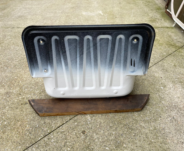 Vintage  European Enamel  Wall  Sink #6811