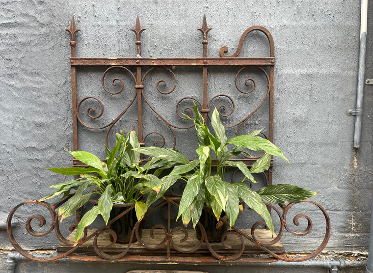 Vintage Wrought Iron Wall / Balcony Planter #6813