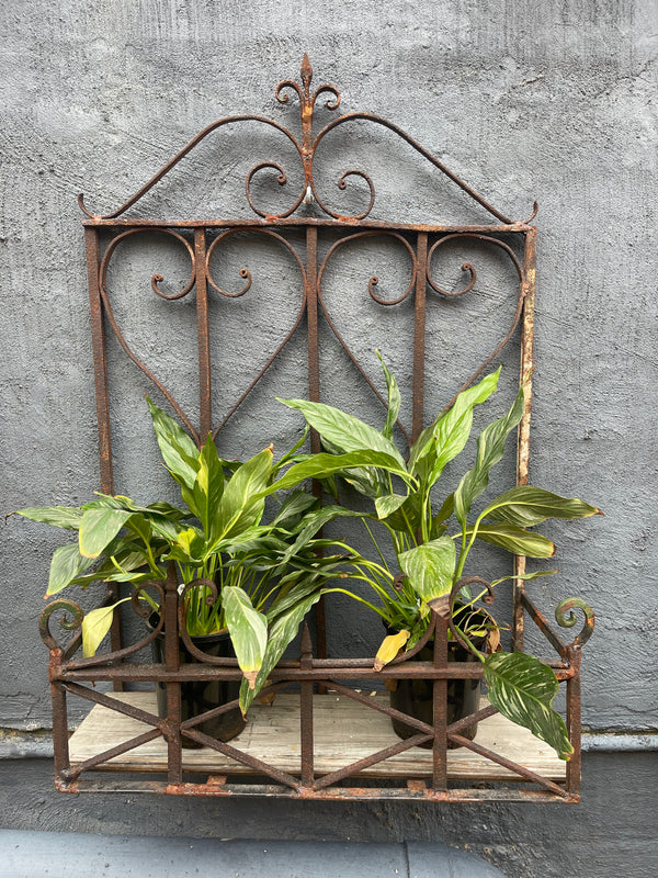 Vintage Wrought Iron Wall / Balcony Planter #6814
