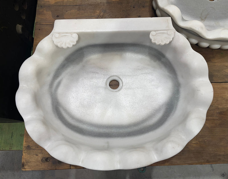 Vintage Turkish Marble Sink  #6824
