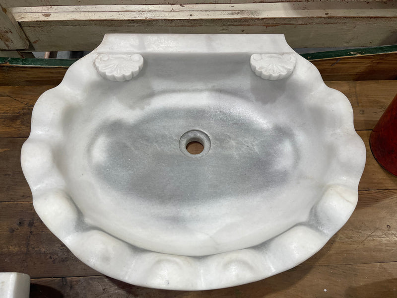Vintage Turkish Marble Sink  #6825