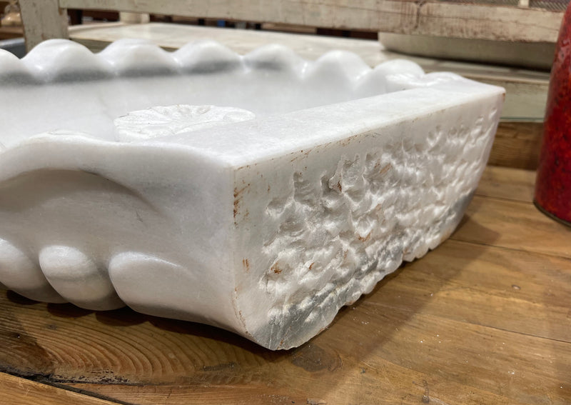 Vintage Turkish Marble Sink  #6825