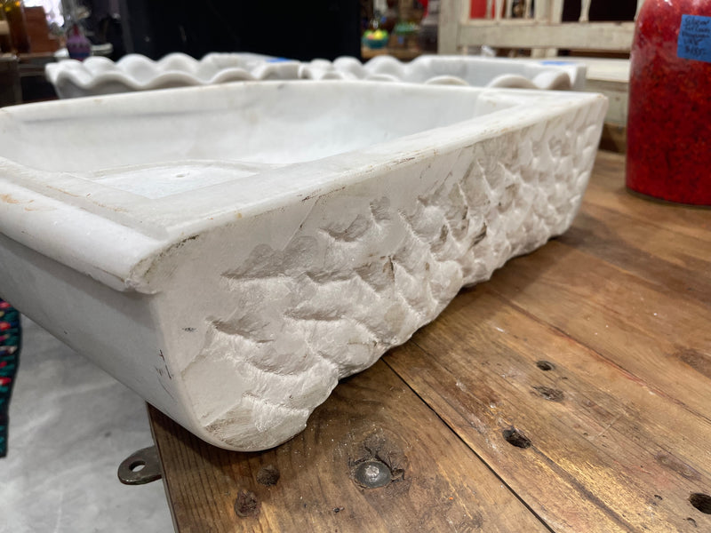 Vintage Turkish Marble Sink  #6826