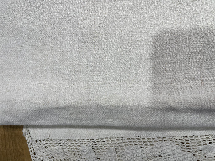 1940s  Linen/Hemp Sheet    #6833  (Read Information About This Item)