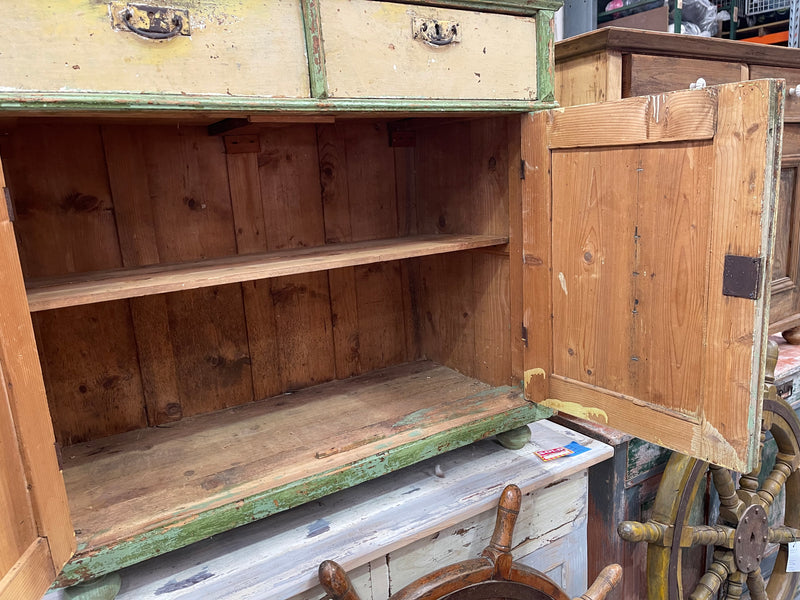 Vintage European Kitchen Cabinet  #6835