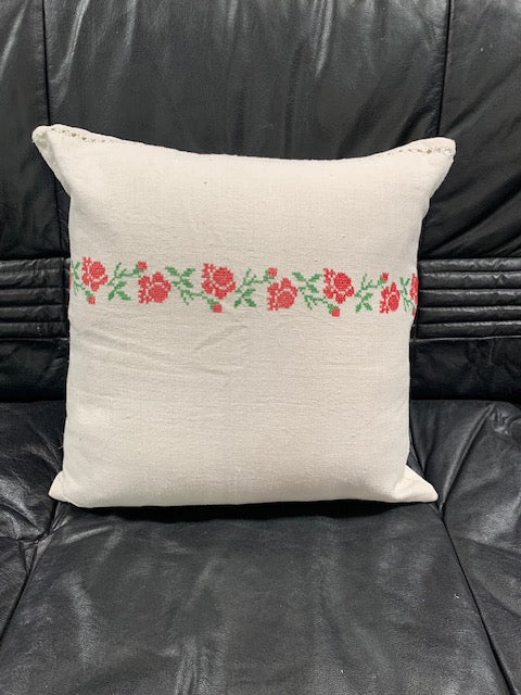 Vintage Linen Pillow  #5411