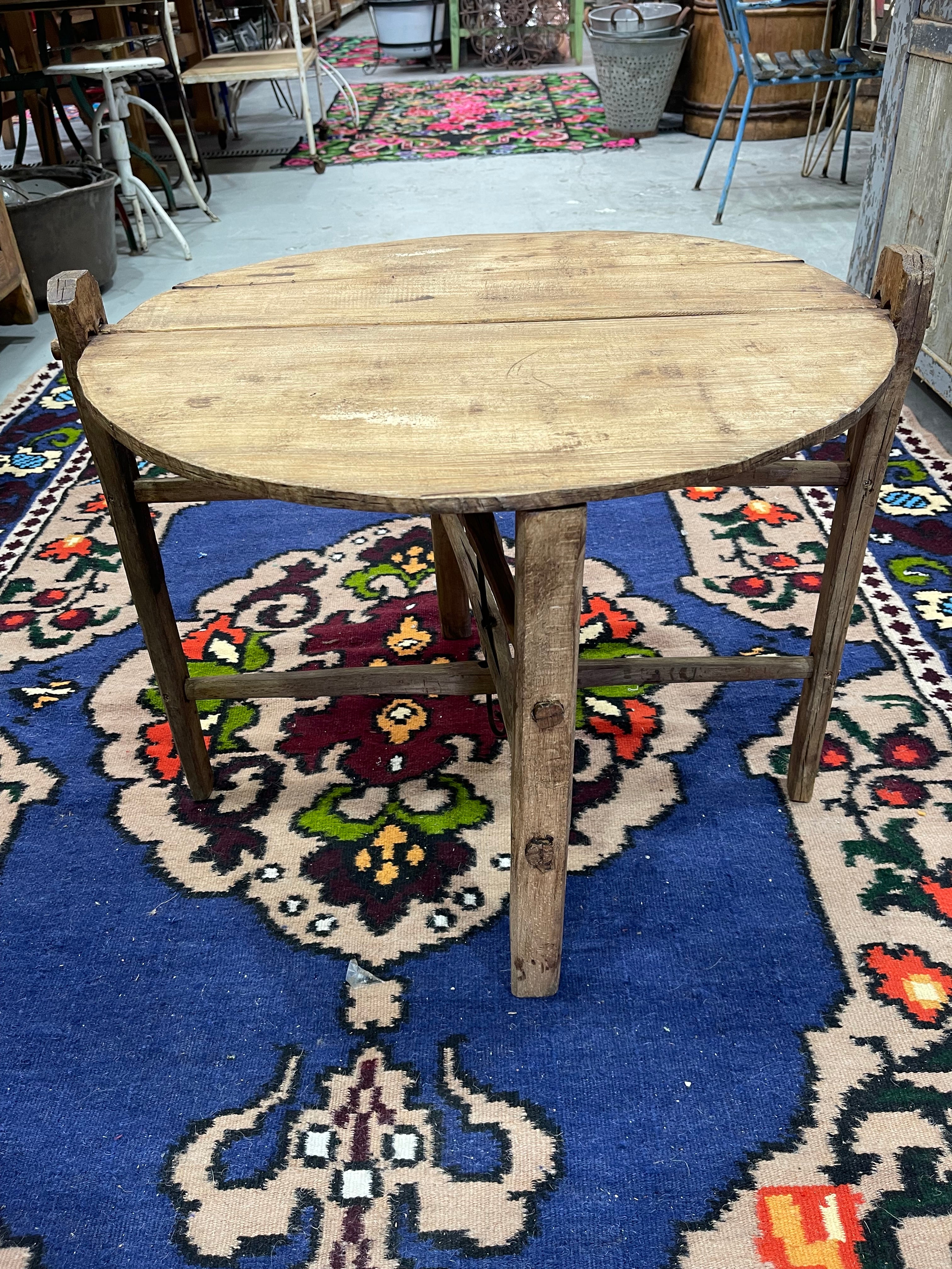 1920s Wooden Foldable Wine Tasting Table -( Table Top ) #6836