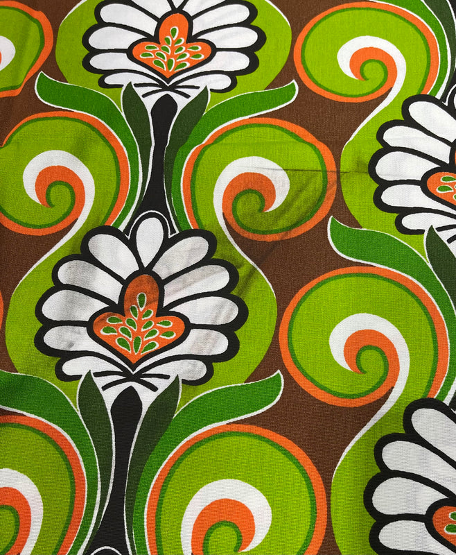 1970s  Curtain/ Fabric  #F690 *Read Info*