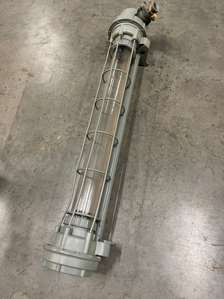 Vintage Industrial CZECH Warehouse Light  #5848
