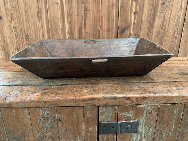 Vintage  French  Wine Yard Wooden  Display Tray  #5465