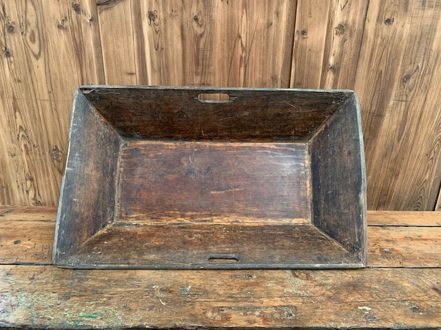 Vintage  French  Wine Yard Wooden  Display Tray  #5465