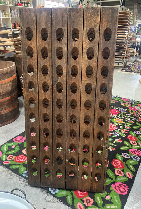 Vintage French Champagne/Wine  Bottle Riddle  Rack #6859
