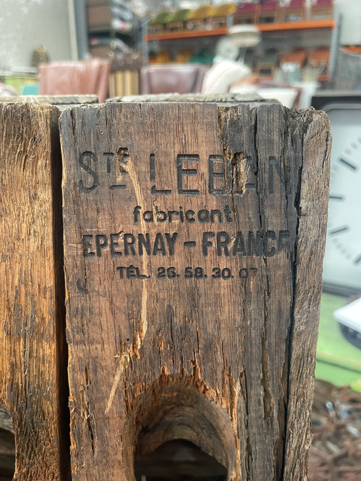 Vintage French Champagne/Wine  Bottle Riddle  Rack #6859