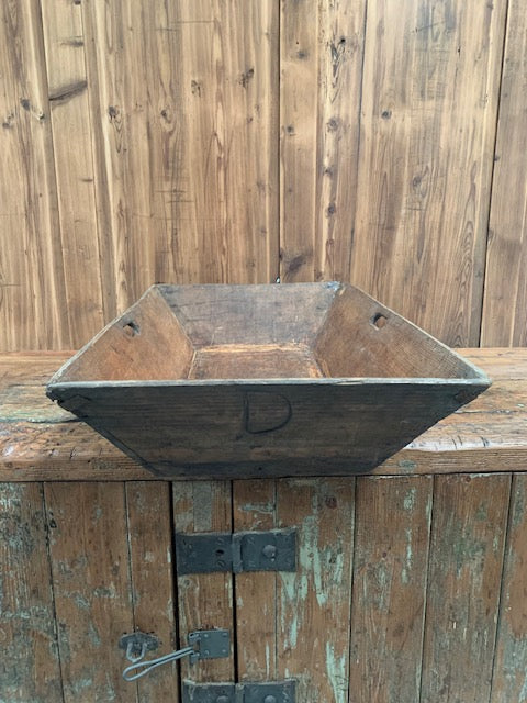 Vintage  French  Wine Yard Wooden  Display Tray  #5468