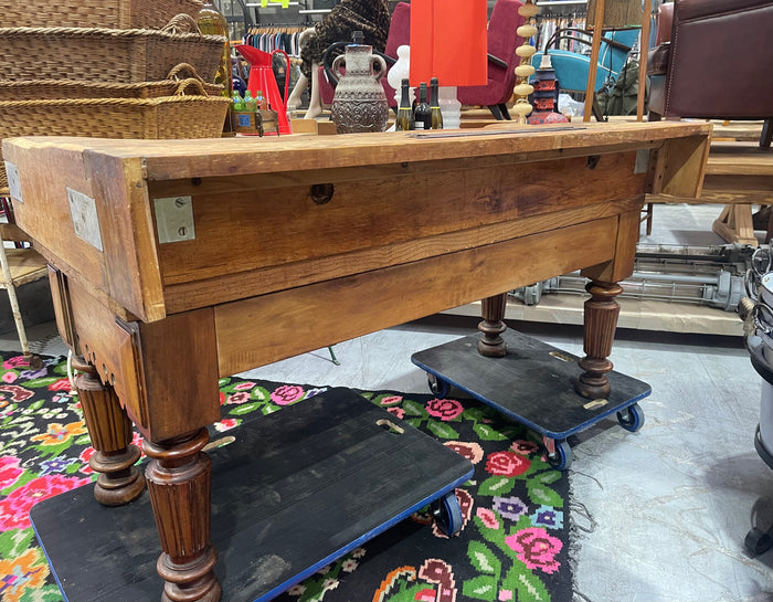 Vintage / Rustic  French Butchers Block #6860
