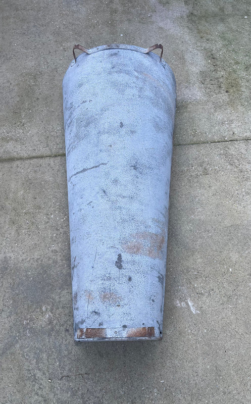 Vintage 1940s  Galvanized Bath Tub #6863