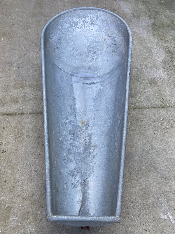 Vintage 1940s  Galvanized Bath Tub #6865