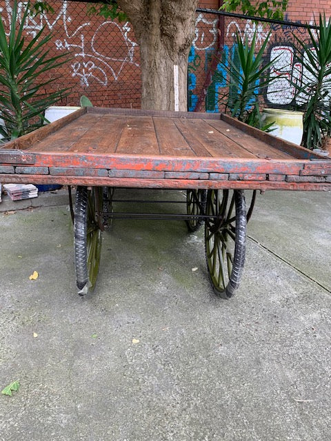 Vintage Street Vendor Market  Cart  #5485