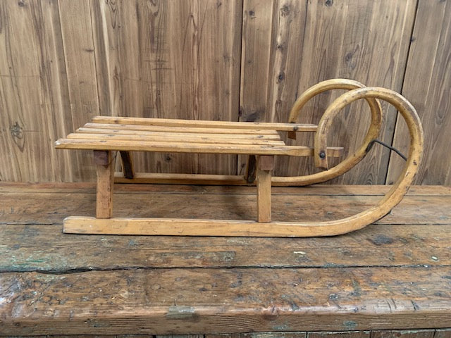 Vintage  Austrian Snow Sled   #5487