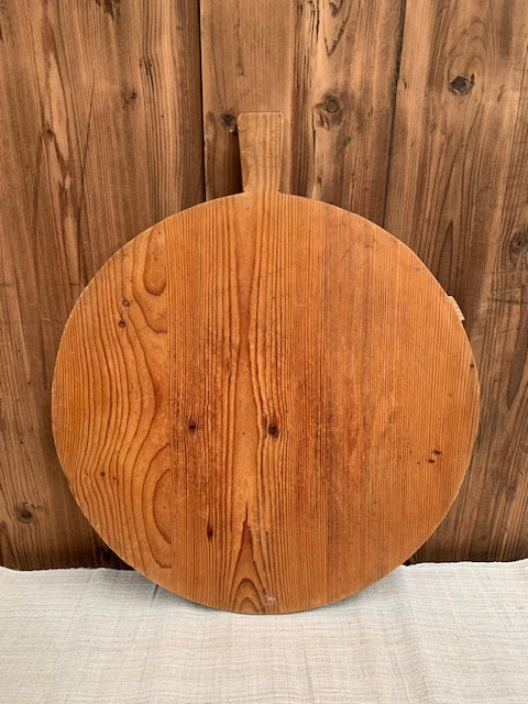 Vintage French Round  Bread Board #5498