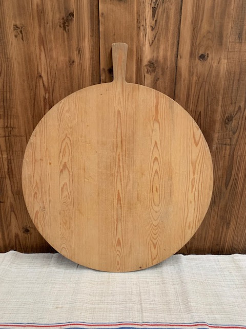 Vintage French Round  Bread Board #5500