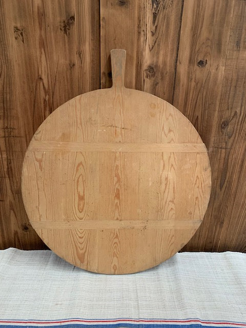 Vintage French Round  Bread Board #5500