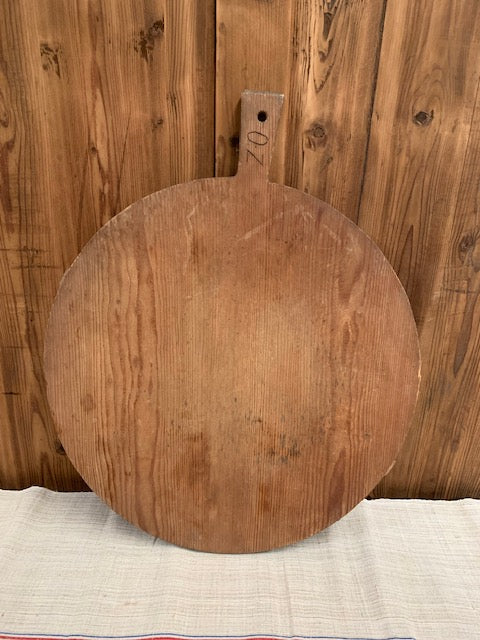 Vintage French Round  Bread Board #5501