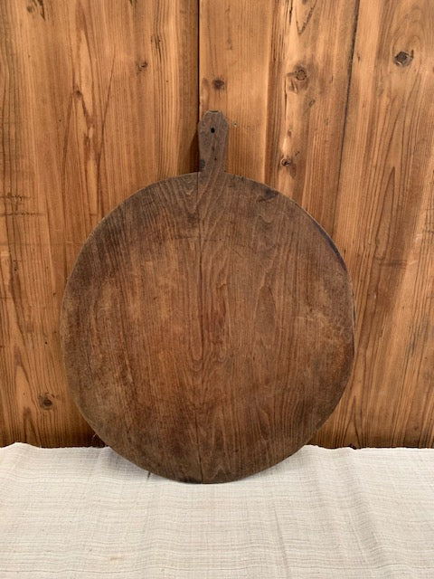 Vintage French Round  Bread Board #5503