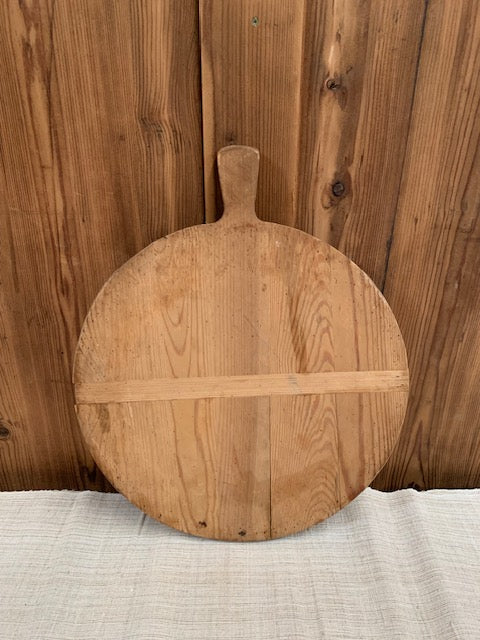 Vintage French Round  Bread Board #5504