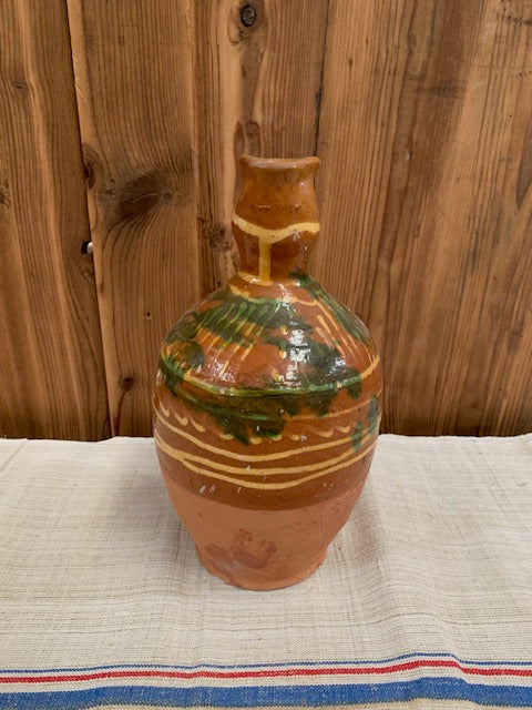 Old Rustic  Hungarian  Terracotta Jug #5505