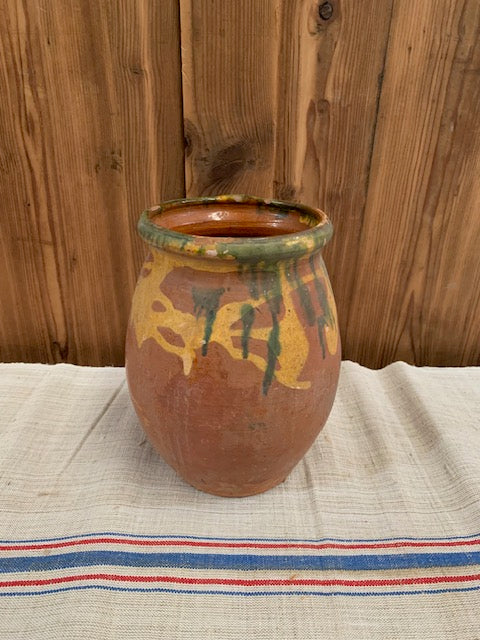 Old Rustic  Hungarian  Terracotta Jug #5506