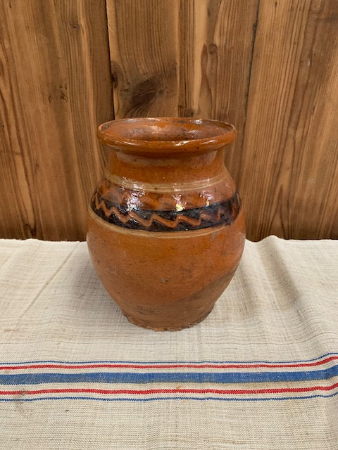 Old Rustic  Hungarian  Terracotta Jug #5507