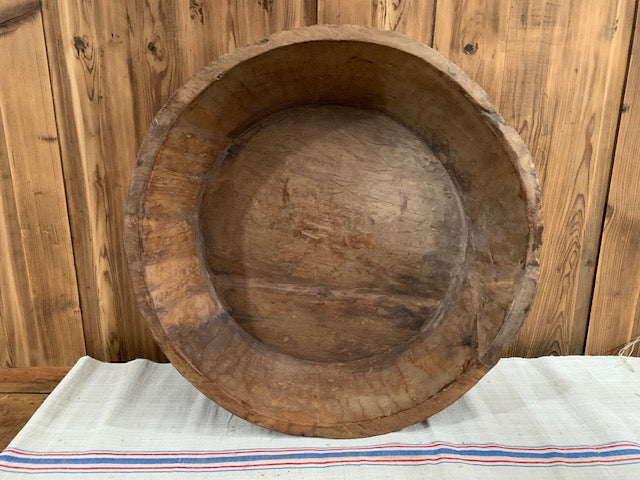 Vintage  Wooden  Bowl  #5510
