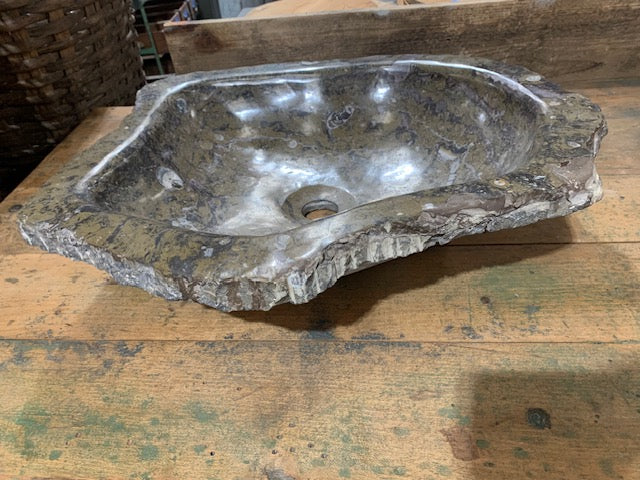 Fossil Stone  Sink  #5519  Byron