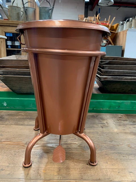 Metal Rubbish Bin  #5956  Byron