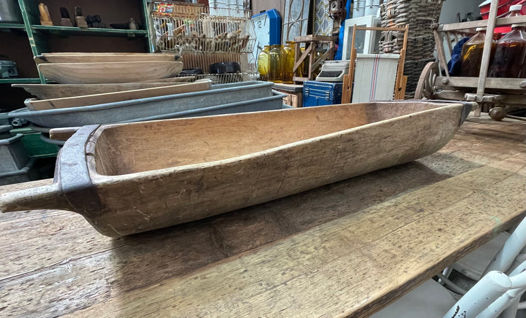 Rustic Vintage  Wooden  Bowl  #6893