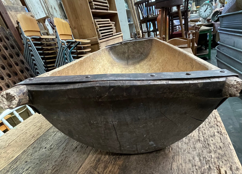 Rustic Vintage  Wooden  Bowl  #6893