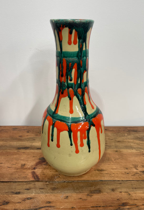Vintage Hungarian Glazed  Vase   #6894