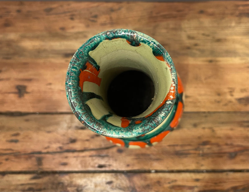 Vintage Hungarian Glazed  Vase   #6894