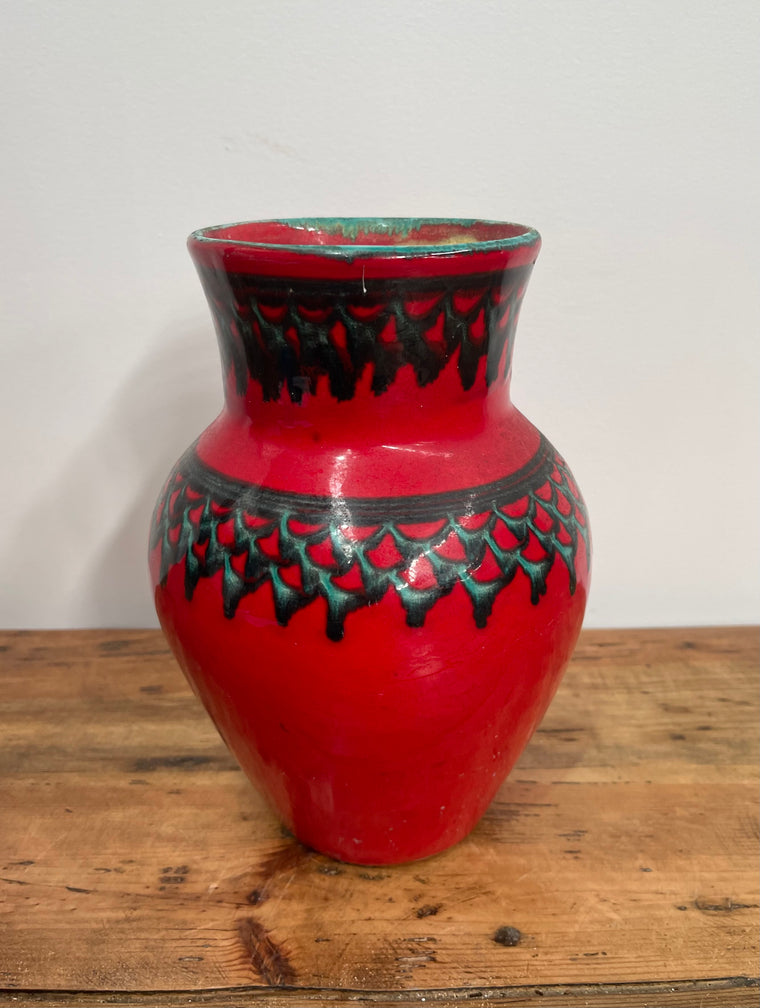 Vintage Hungarian Glazed  Vase   #6895